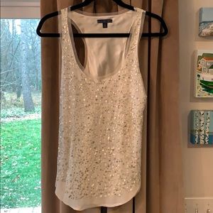 Sequined American Eagle tank size 4